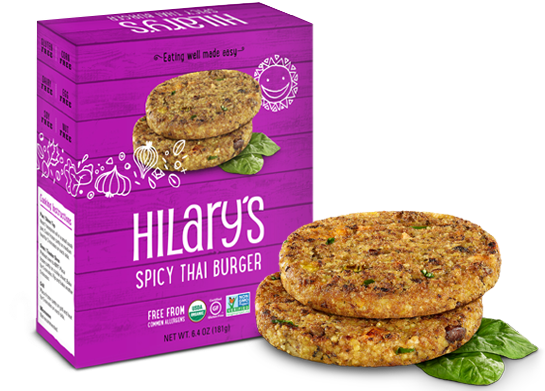 Ingredients - Hilary's Root Vegetable Burgers (545x399), Png Download