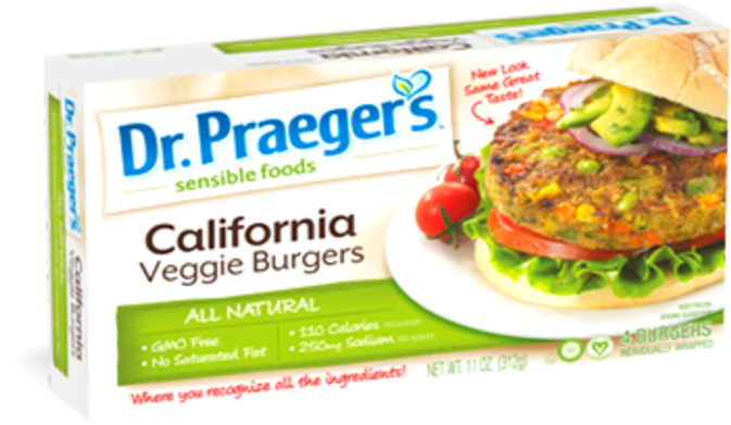 It Says It On The Box - Dr Praeger Veggie Burgers (767x399), Png Download