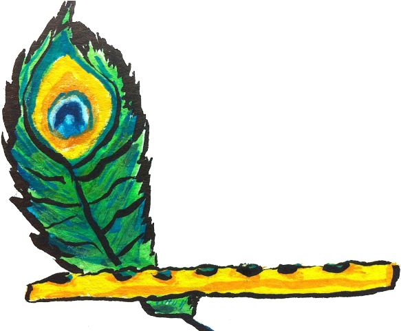 Svg Royalty Free Stock Flute Clipart Mayilpeeli - Twitter (640x480), Png Download