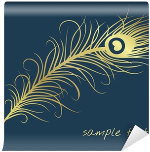 Beautiful Peacock Feather, Wilderness, India Wall Mural - Feather (400x400), Png Download