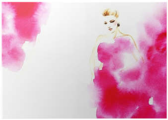 Woman Portrait - Painting (400x400), Png Download