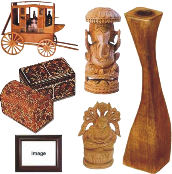 Handicraft Free Download Png - Wooden Handicrafts Of India (667x663), Png Download