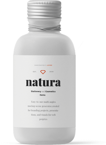 Cosmetics-6 - Bottle (400x486), Png Download