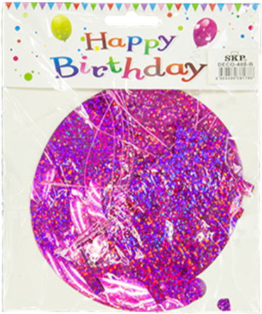 Decorative Happy Birthday Cakes & Presents 12 Pcs/bag - Circle (464x464), Png Download