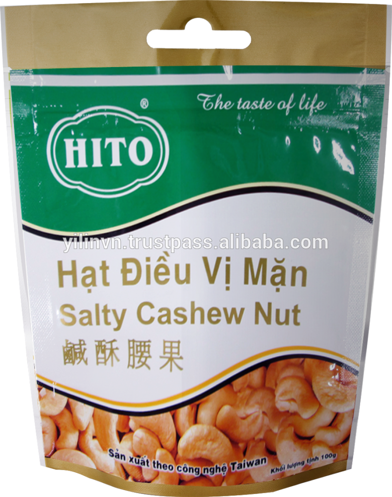 Hito Salty Cashew Nuts 100g - Cashew (789x1000), Png Download