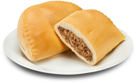 Mega & Cheese Patty - Jamaican Beef Patty Transparent (500x333), Png Download