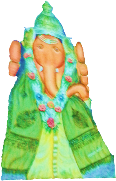 Shri Ganapati Stotra Is The Translation Of The Original - Ganesha (559x701), Png Download