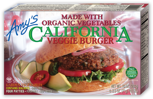 Amy's Veggie Burger - Amy's California Veggie Burger (500x500), Png Download