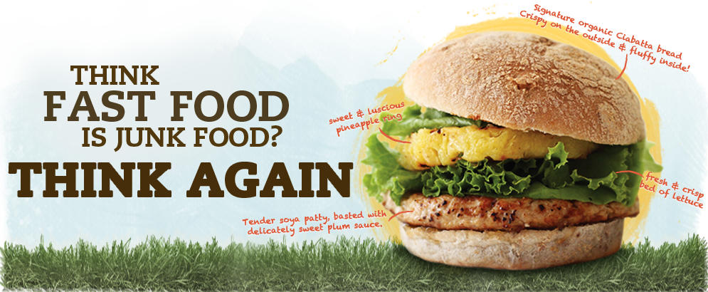 Alex Tan, 41, Founder Of Veganburg, Mentioned That, - Vegan Fast Food Logo (995x410), Png Download