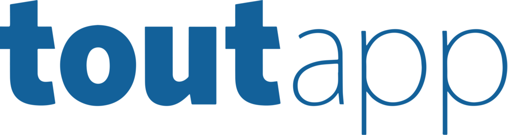 Blue Toutapp Logo Png - Tout App Logo (1000x266), Png Download