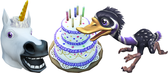 Check Out The Brand New Birthday Balloons Mount And - Duck (600x250), Png Download