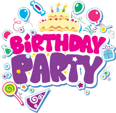 Children's Birthday Parties At The Ranch - Birthday Party Clip Art Png (405x389), Png Download