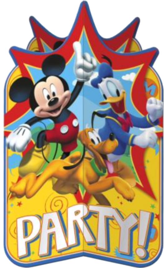 Mickey Mouse 3d Foil Centrepiece - Mickey Mouse Clubhouse Centrepiece (674x924), Png Download