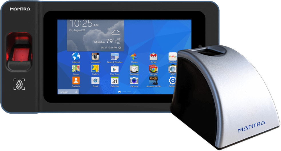 Fingerprint Sensors - E-tab Et101fw/64a 64gb 4g Nero, Argento - Tablet (1000x600), Png Download