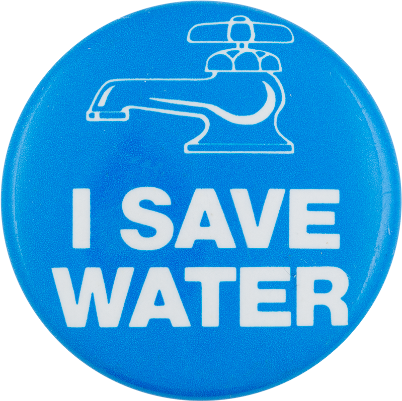 I Save Water Club Button Museum (1000x908), Png Download