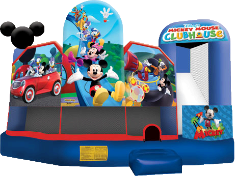 5 1 Bounce House (461x346), Png Download