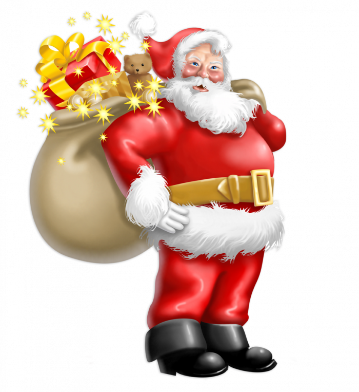 Thumb Image - Santa Claus Animated (700x763), Png Download
