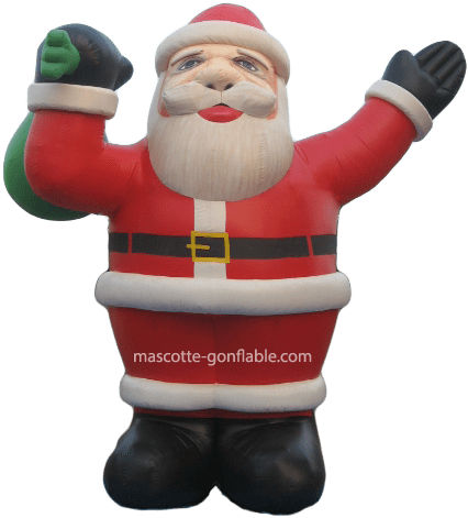 Buy Custom Inflatable Father Christmas - Santa Claus (454x500), Png Download