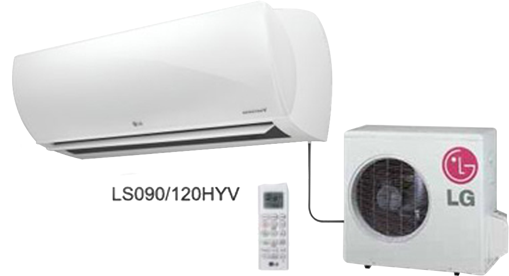 Prestige Series Heat Pumps By Lg - Lg Prestige Heat Pump (1044x1026), Png Download
