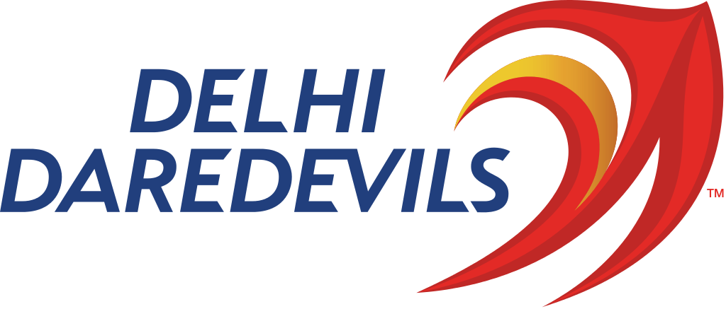 Delhi Daredevils Logo - Delhi Daredevils Logo Png (1024x437), Png Download