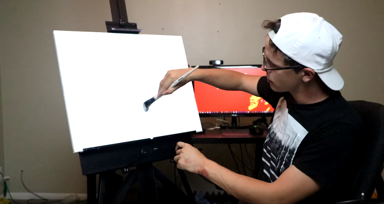Copy Discord Cmd - Idubbbz Painting (1274x677), Png Download