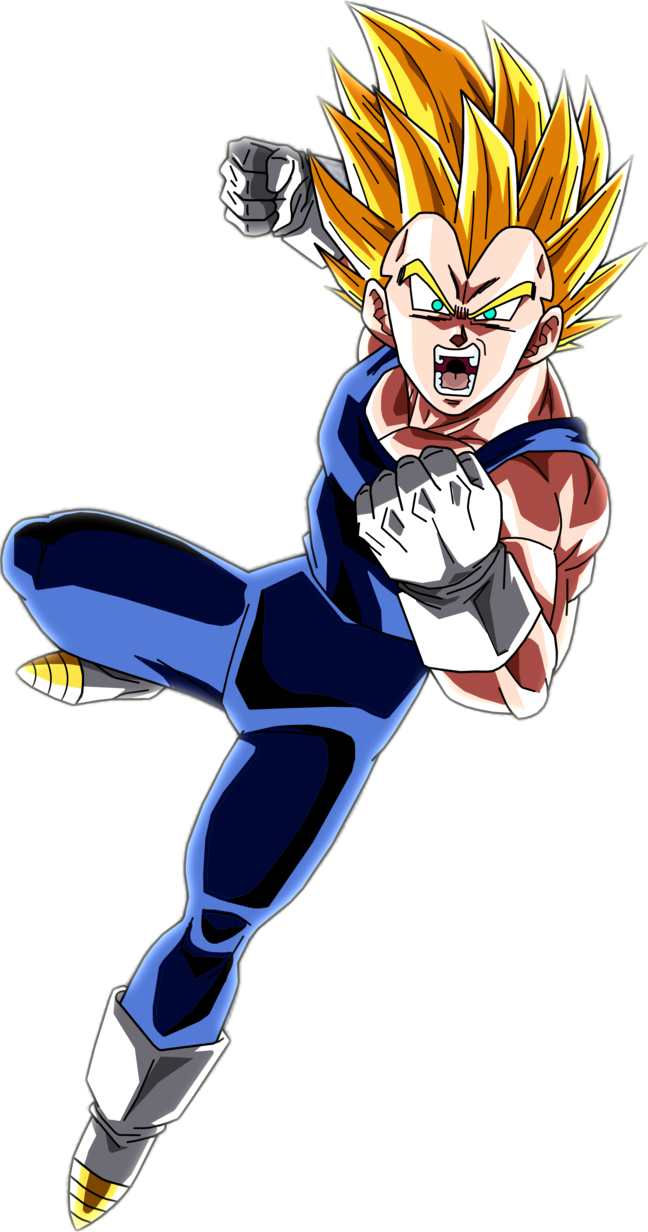 Super Saiyan Vegeta Png - Vegeta Ss1 (648x1232), Png Download