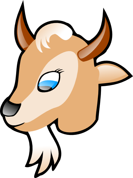 Goat Svg Clip Arts 444 X 595 Px (444x595), Png Download