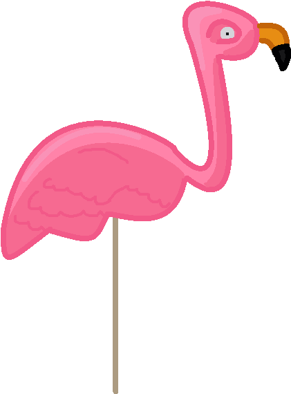 Flamingo - Portable Network Graphics (429x571), Png Download