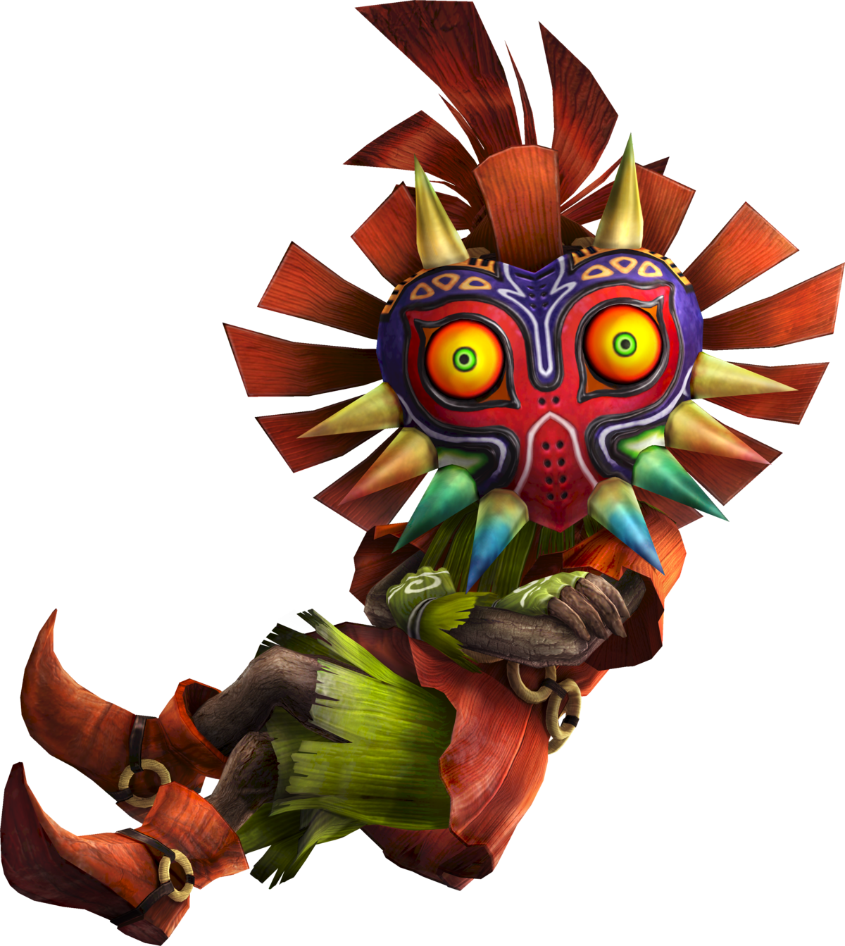 Skull Kid - Skull Kid Majora's Mask (652x731), Png Download