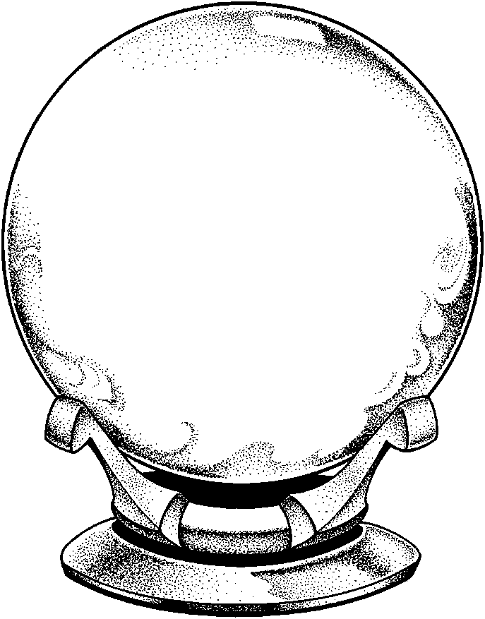 Download Transparent Crystal Ball By Dagger - Fortune Teller Crystal