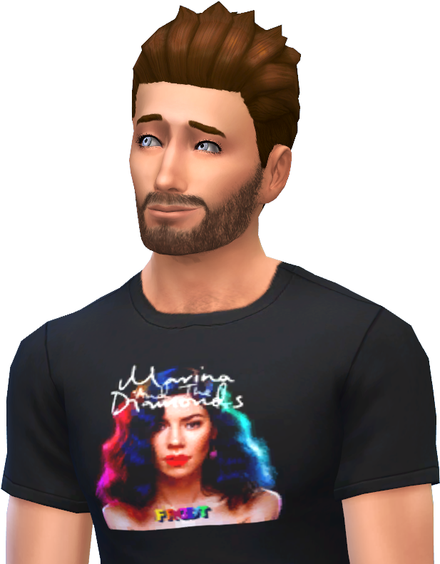 Mens Haircut Clipart - Sims 4 Male Bear (772x806), Png Download