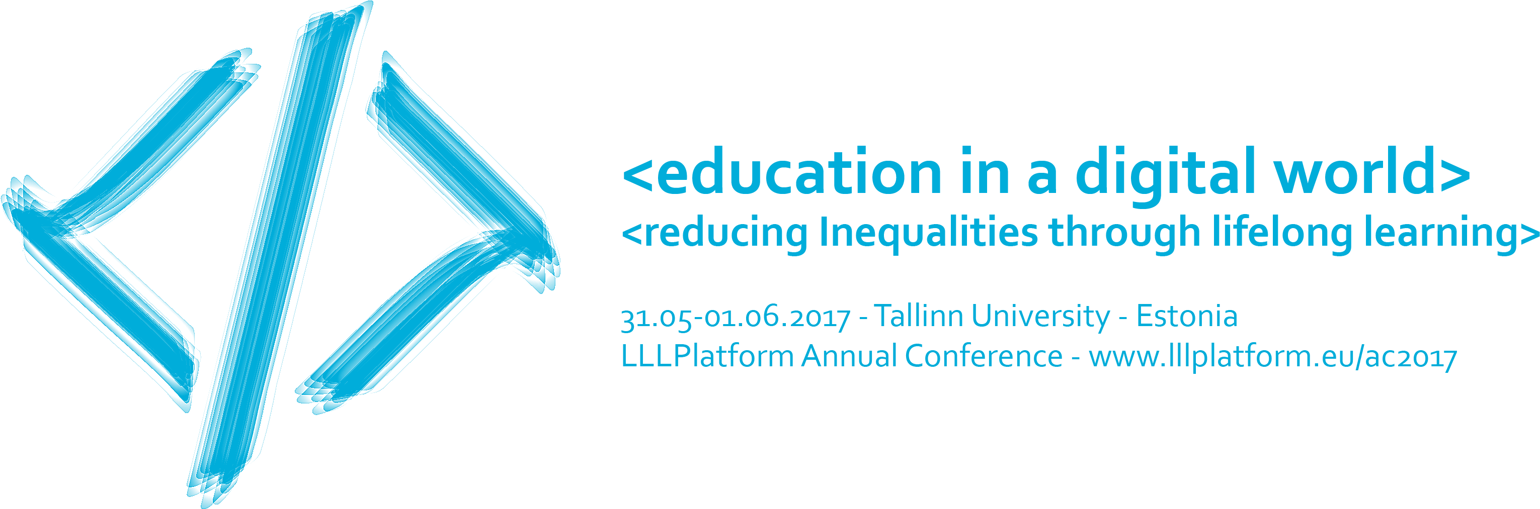 Logo Ac2017 Painted - Electric Blue (3139x1312), Png Download