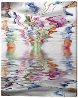 Abstract Colored Smoke In A White Background Canvas - Smoke (400x400), Png Download