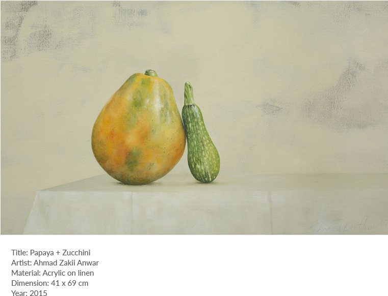 Ahmad Zakii Anwar Papaya Zucchini - Papaya (760x650), Png Download