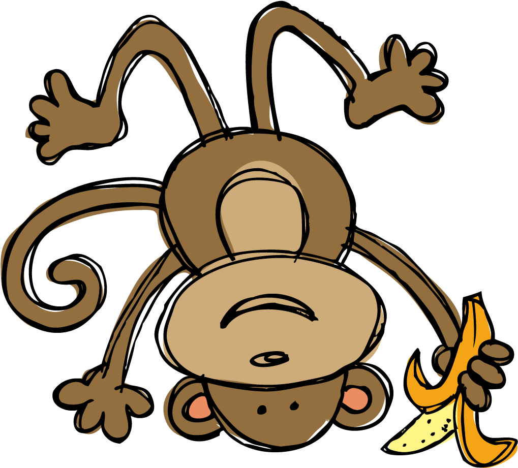 Busy - Going Bananas Clip Art (1030x929), Png Download