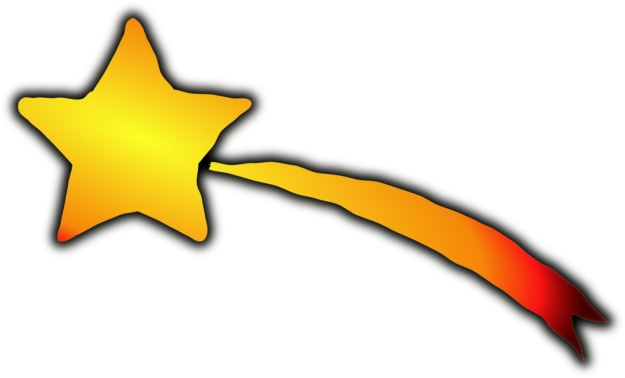 Medium Image - Clipart Shooting Star (800x517), Png Download