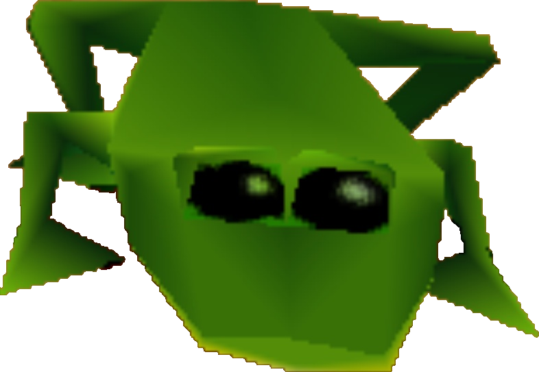 Crash Bandicoot 3 Warped Frog - Crash Bandicoot Frog Kiss (786x543), Png Download