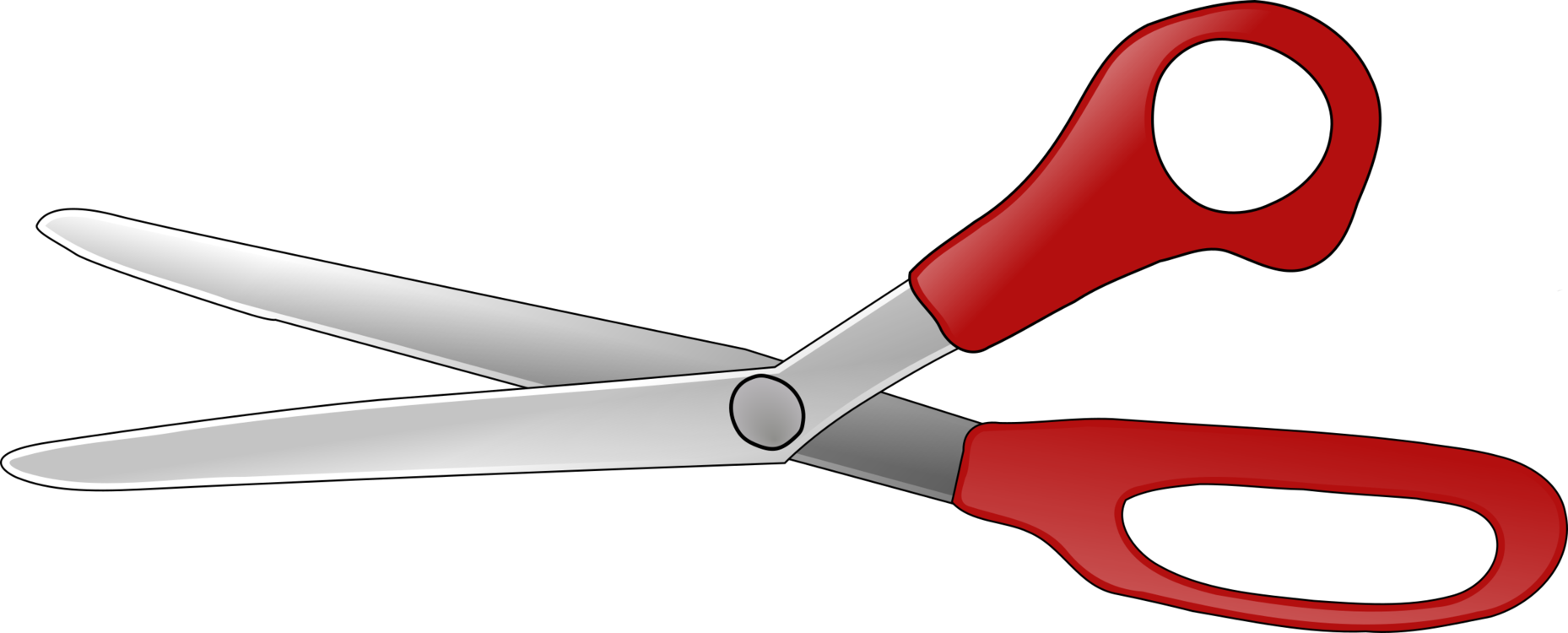 Scissor Png Image - Scissors Clipart (600x242), Png Download