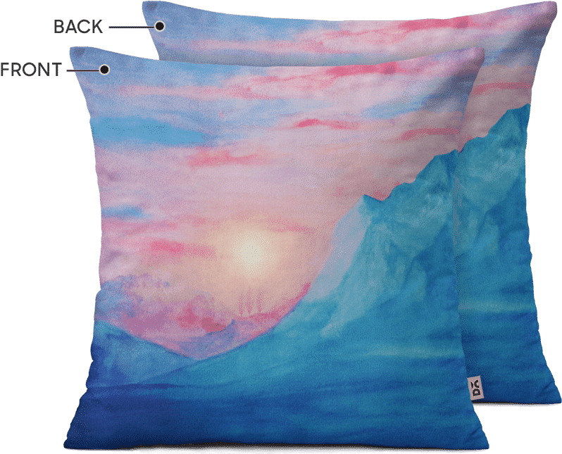 Dailyobjects Pastel Vibes Watercolor 2 12" Cushion - Cushion (900x900), Png Download