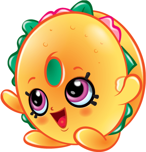 Bagel Billy - Shopkins Bagel Billy (576x495), Png Download