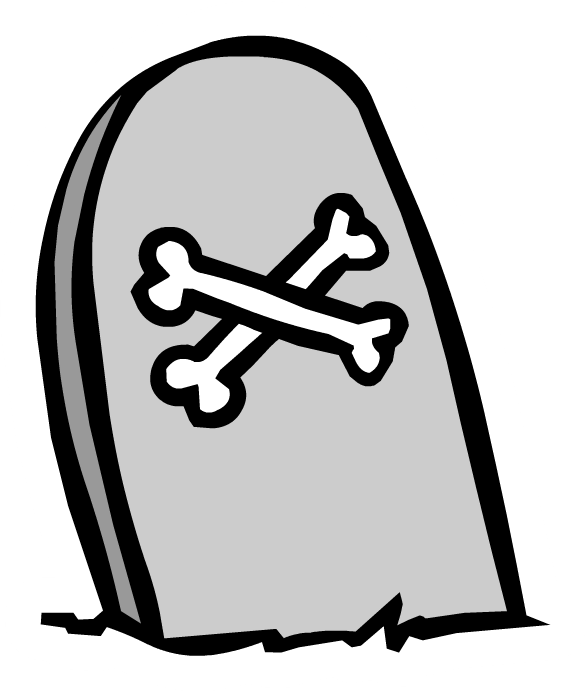 Tombstone Pin - Tombstone Clipart (587x692), Png Download