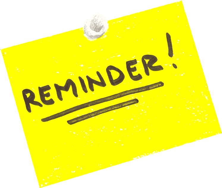 Post It Note Png - Reminder Clip Art (750x642), Png Download