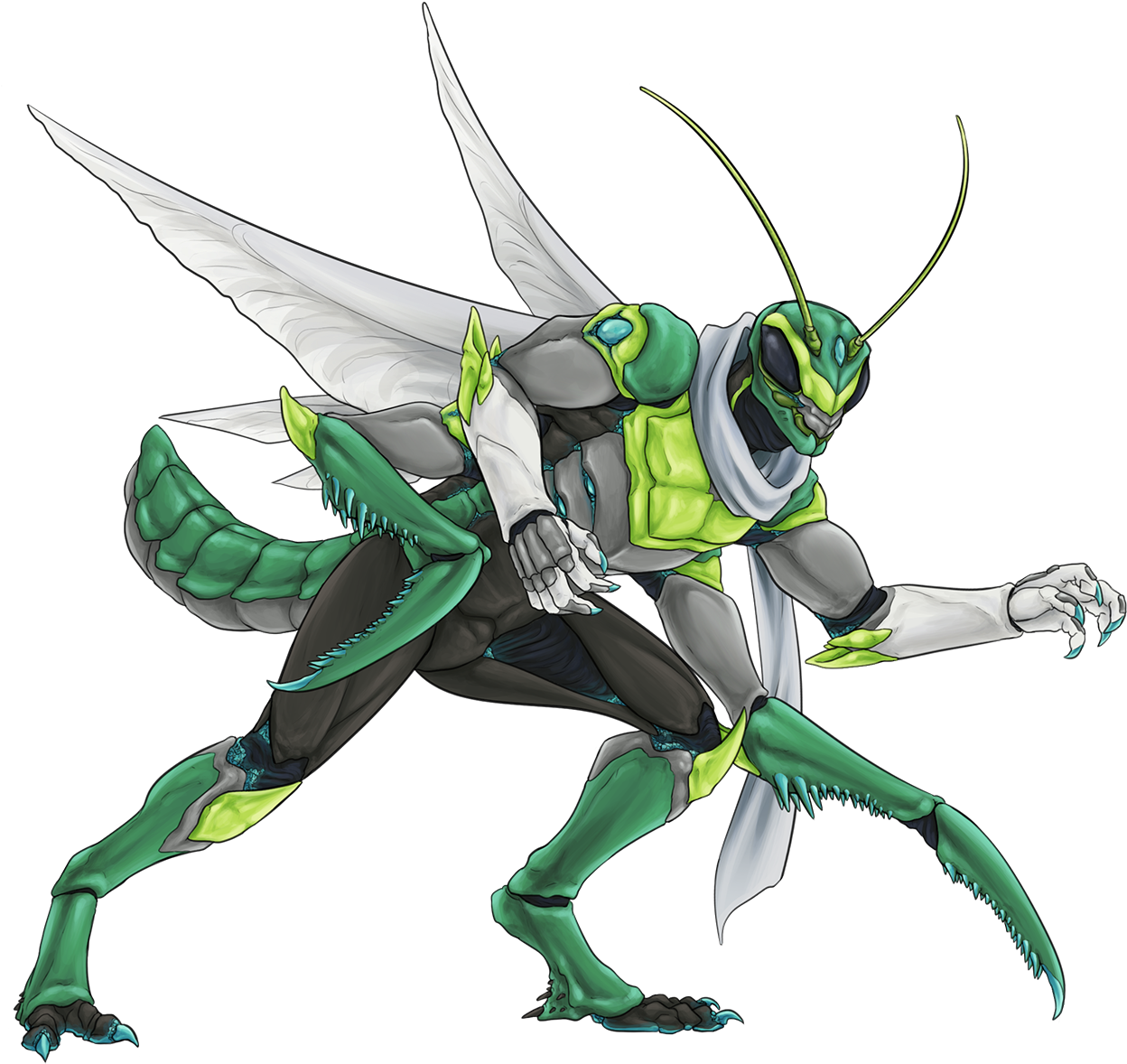 Genji Drawing Skin - Genji Sentai Skin Png (1261x1200), Png Download