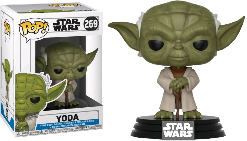 Star Wars Clone Wars - Funko Pop Star Wars Yoda (853x486), Png Download