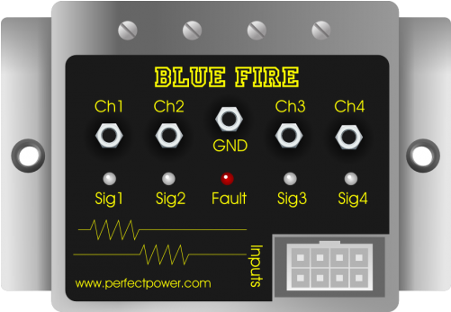 Blue-fire 4 Channel Ignition Amplifier - Electronics (500x500), Png Download