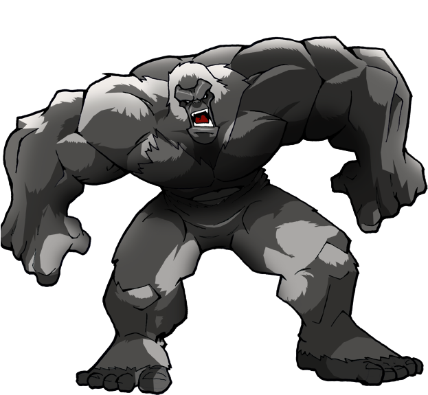Solovar - White Gorilla (678x598), Png Download