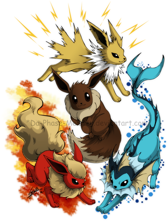 Clipart Black And White Download Pokemon Eeveelutions - Tattoos Design Pokemon (600x786), Png Download