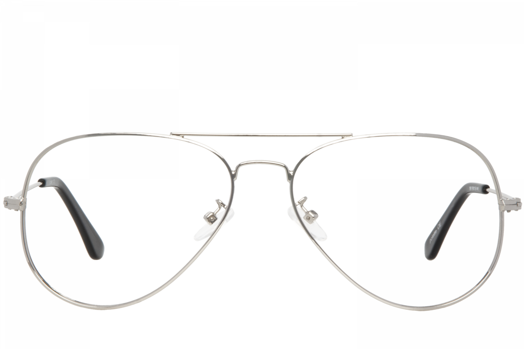 Eliot Silver Aviator Glasses - Shadow (1800x1200), Png Download