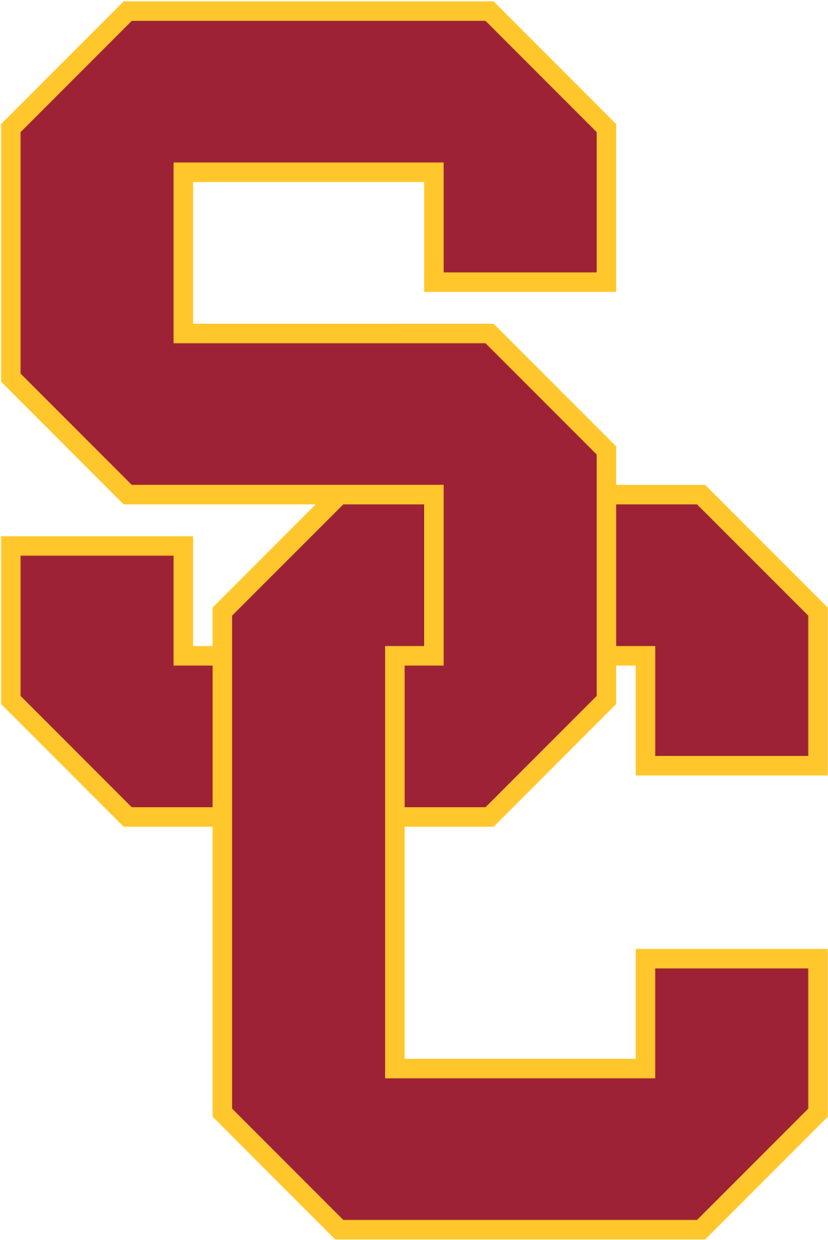 Usc Trojans Football Logo (1200x1790), Png Download