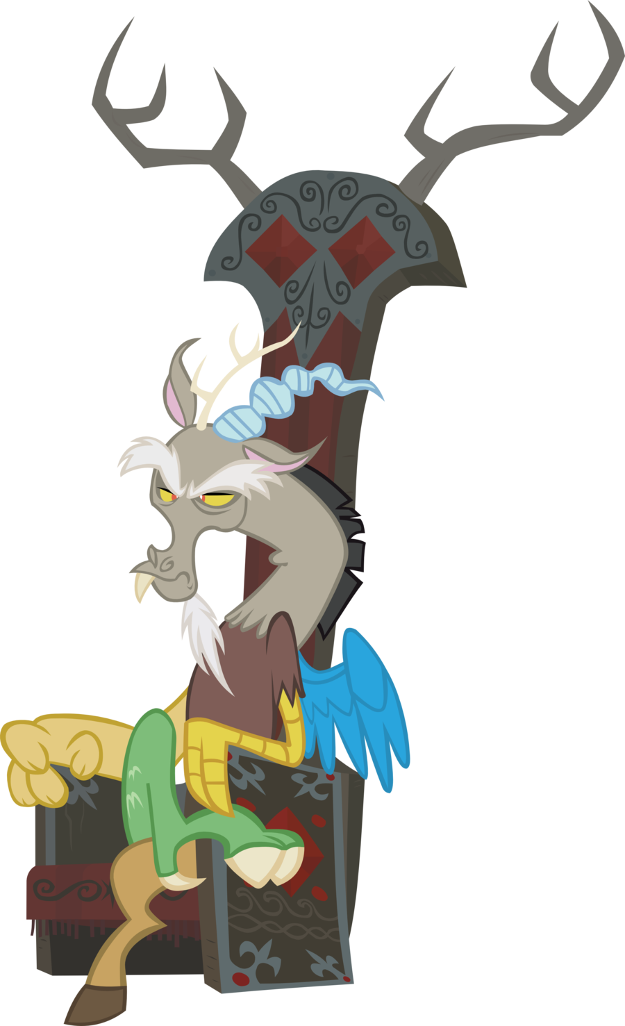 Impatient Discord By Irishguy9001-d4b4r8t - Pony Friendship Is Magic Discord (900x1477), Png Download